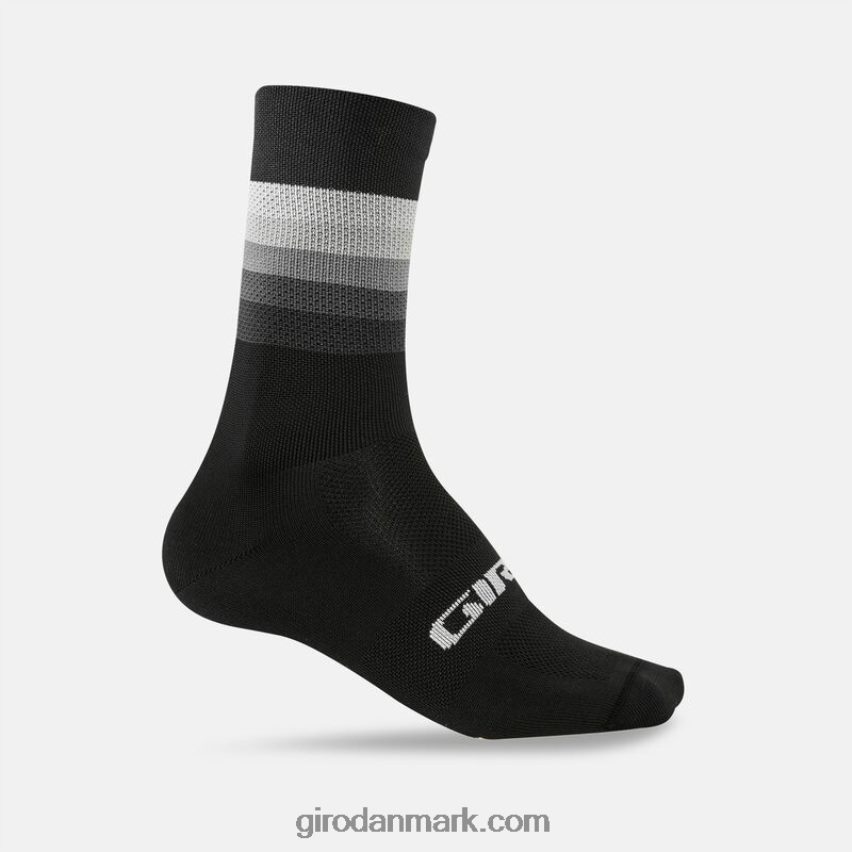 X4ZD8J787 Giro unisex comp racer høj taljesok sort hedebølge
