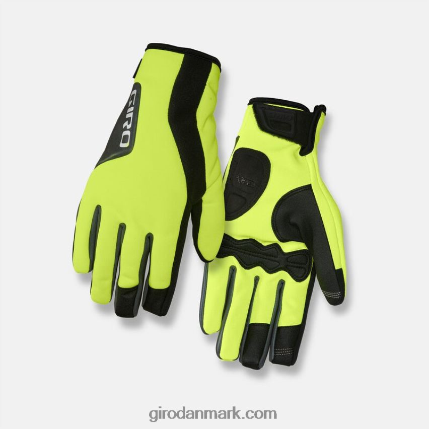 X4ZD8J844 Giro unisex ambient 2.0 handske fremhæve gul/sort