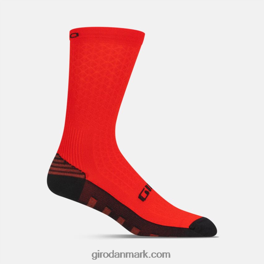 X4ZD8J857 Giro unisex hrc+ gripsok lys rød/sort