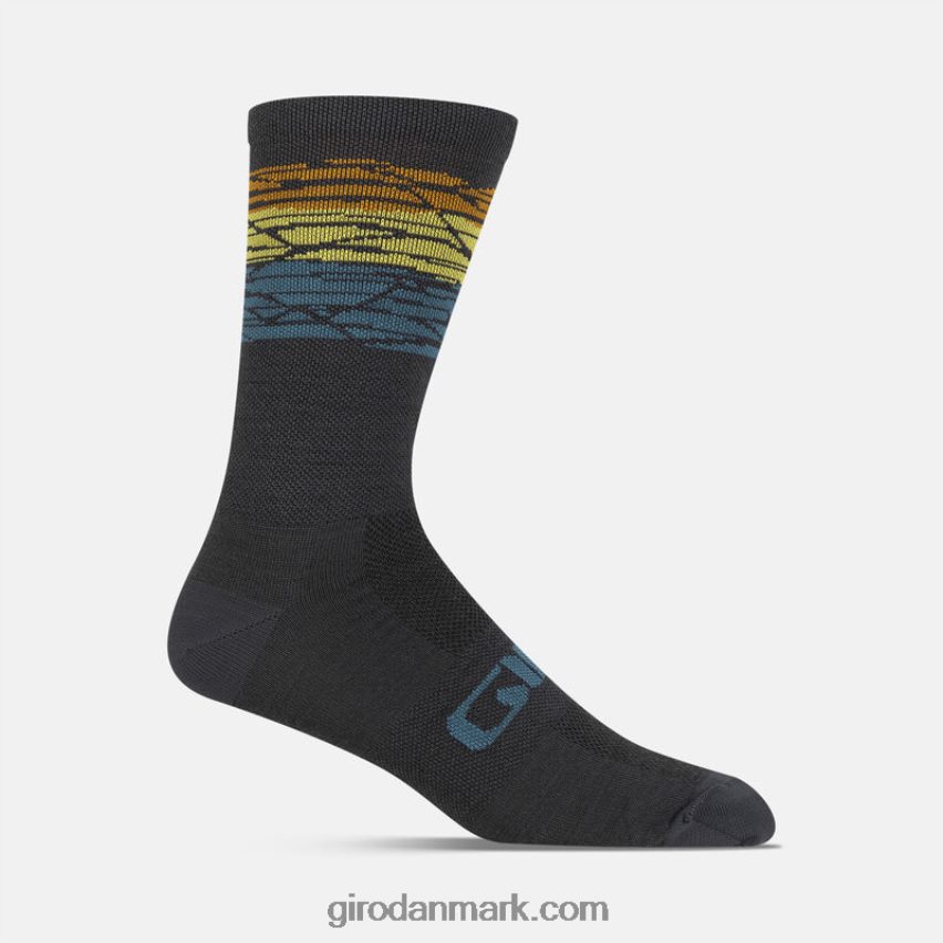 X4ZD8J904 Giro unisex sæsonbetonet merino uldsok mørk skygge horisont